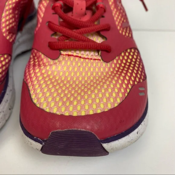 VIONIC 335 Elation 1.0 Walker Sneaker Shoes Size 8 Red Pink Purple Yellow White - Picture 4 of 13